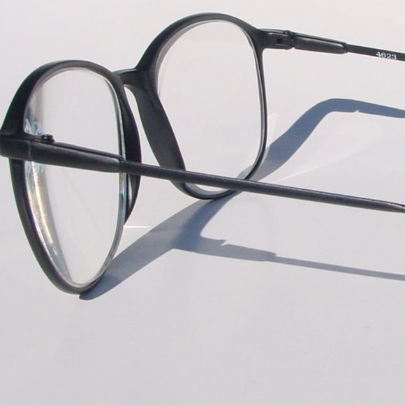 (NWT) Vintage 90's Carbon Fiber School Boy Reading Glasses +1.00 (M.Black) - Picture 2 of 4